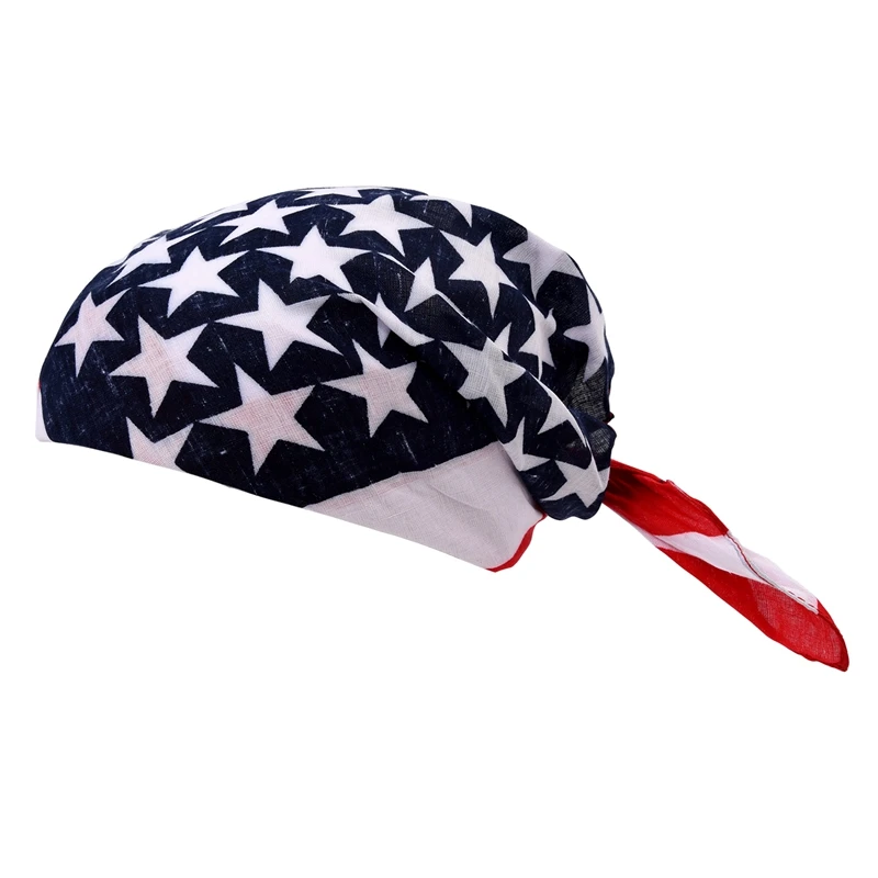 Платок/бандана для волос головы Флаг США дизайн