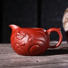 Исин рекомендуется ручной работы разделся руды Dahongpao рыба дракон ярмарка справедливости чашки горшок кунг-фу чайник