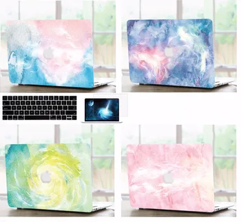 

Laptop Shell Case Keyboard Cover Screen Film Protector For 11 12 13 15" inch Apple Macbook Air Pro Retina Touch Bar Release 2016