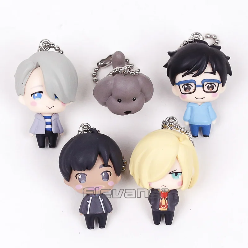 Оригинальный Юрий! На ICE Yuri Katsuki Victor Nikiforov Plisetsky Phichit Chulanont ПВХ Фигурки игрушки с
