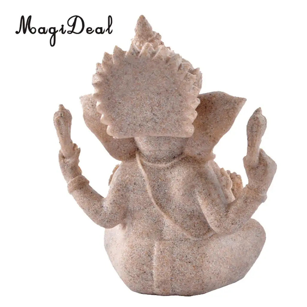 MagiDeal, новинка, тайская статуя слона фэншуй, Hue, песчаник, Ганеша, Будда, статуэтка ручной работы