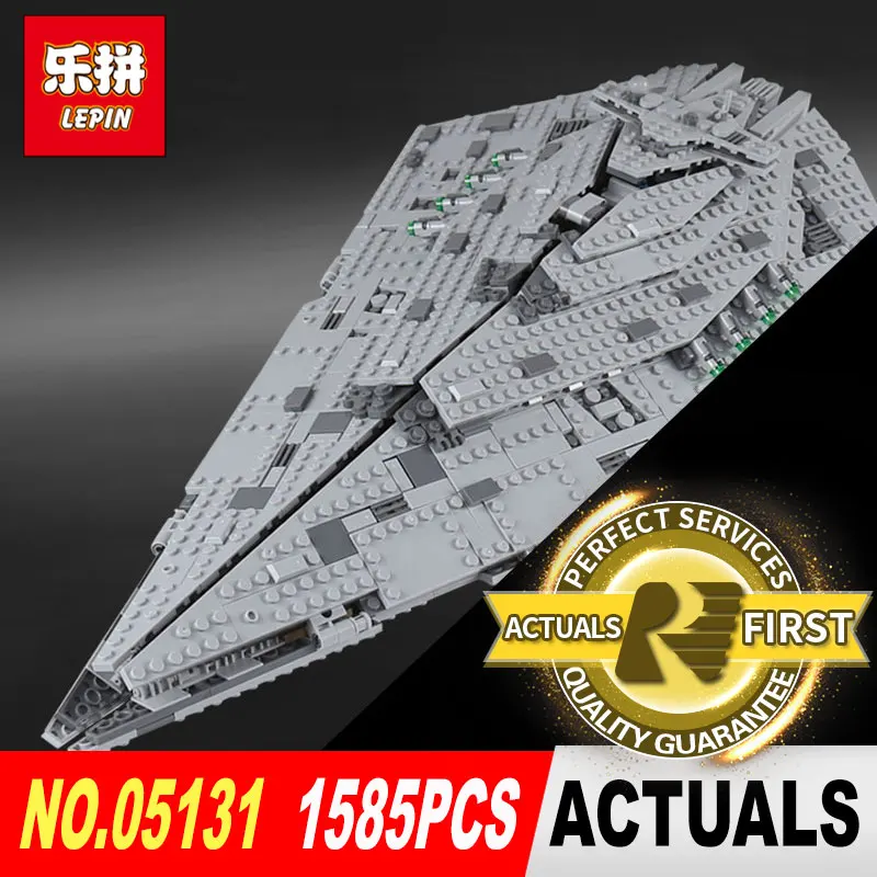 

Lepin 05131 STAR Genuine Series The First order Star Model Destroyer Set LegoINGlys 75190 Building Blocks Bricks Toy to boy WARS