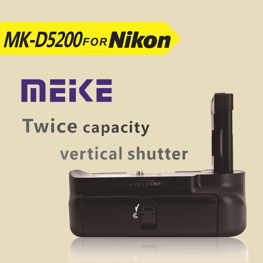 

Meike Vertical Battery Grip Holder MK D5200 for Nikon D5200