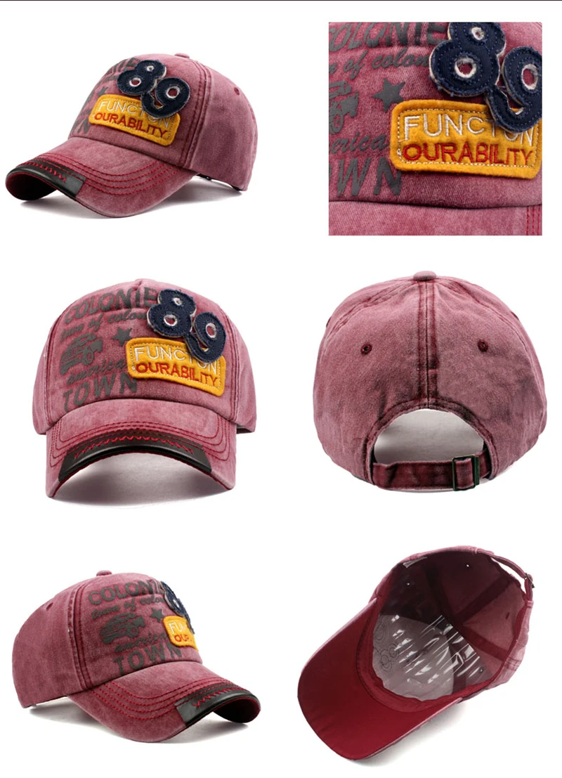 Модные мужские бейсболки шляпы Gorras, Женская Бейсболка, хлопковая летняя бейсбольная Кепка с вышивкой, бейсболка с буквами, кепки s, шляпа для папы WH079