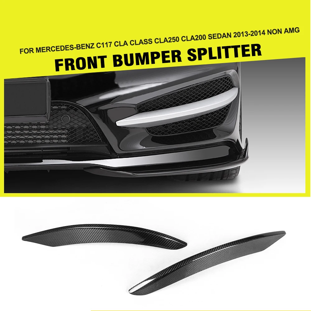 Carbon Fiber Front Bumper Fender Molding Trims for Merdedes Benz C117