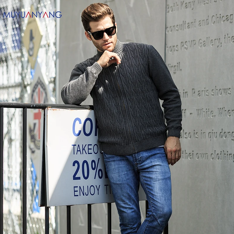 Aliexpress.com : Buy Mu Yuan Yang 50% Off Mens Sweaters