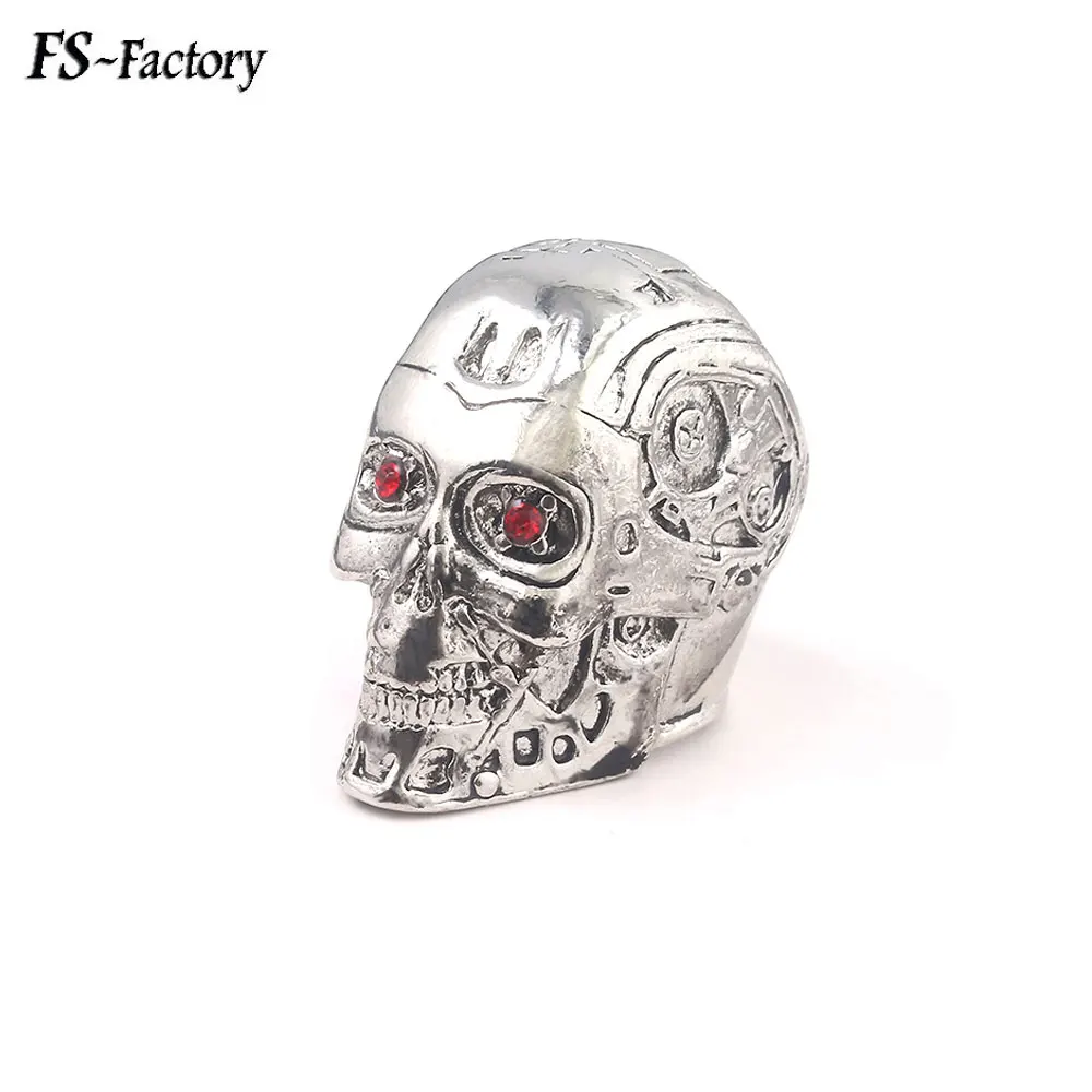 

Movie Terminator Ring 3D Gothic Skull Skeleton Rings for Men Party Jewelry
