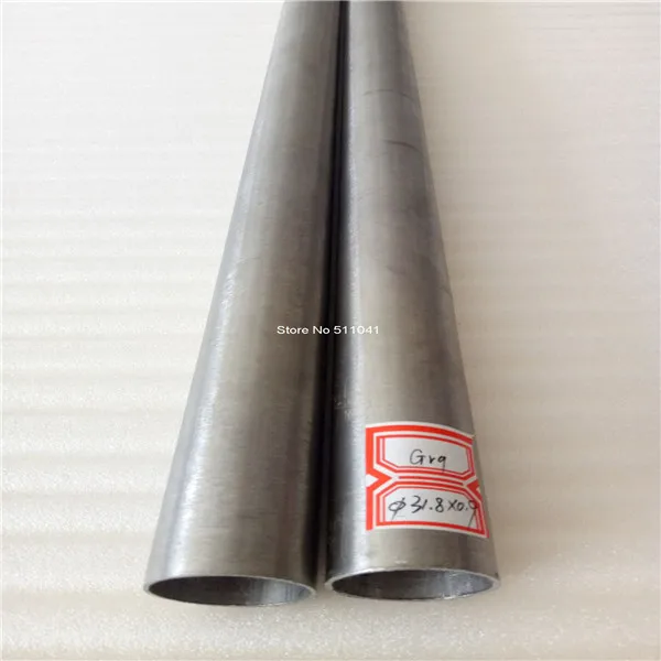 Grade9 Titanium трубки Gr9 Titanium трубы 31.8 мм * 0.9 мм * 500 мм, 6 шт. по оптовой цене бесплатная доставка