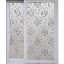 Электростатический пленка для окна непрозрачная 3D стекло стикеры Кристалл horseskin матовые непрозрачные пятнистости office для дома декоративные плёнки 45*200 см