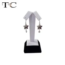 5 штук в партии Роскошные ювелирные изделия стойки Подставка для сережек дерево Дисплей Органайзер