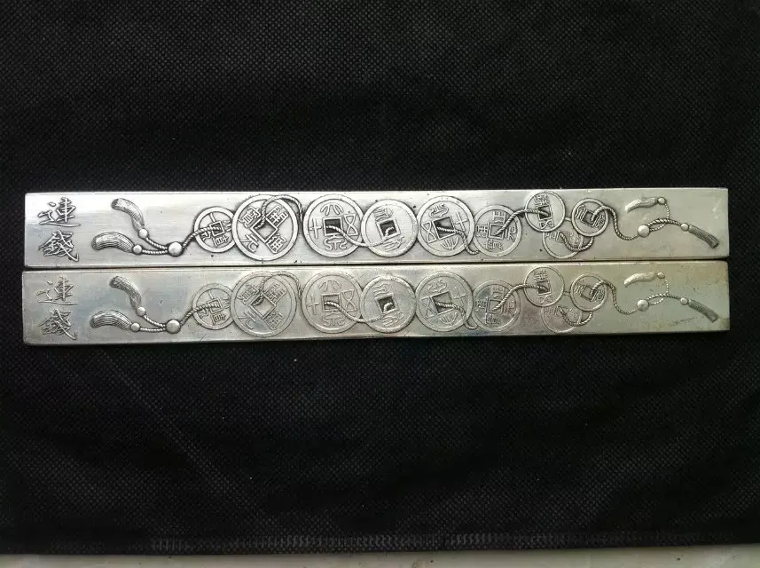 China painting and calligraphy auxiliary products make paper smooth metal crafts series of COINS Paper weight photo