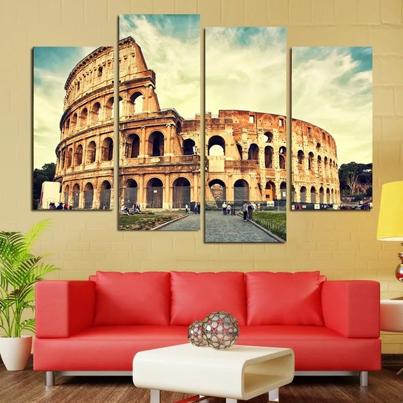 4-Panels-Roman-Colosseum-Painting-Canvas-Wall-Art-Picture-Home-Decoration-for-Living-Room-Canvas-Print (1)