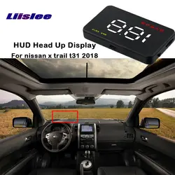 Liislee для nissan x trail t31 2018 Head up дисплей HUD автомобиль установлен дисплей навигации A1000 автомобиля голова дисплей проектор