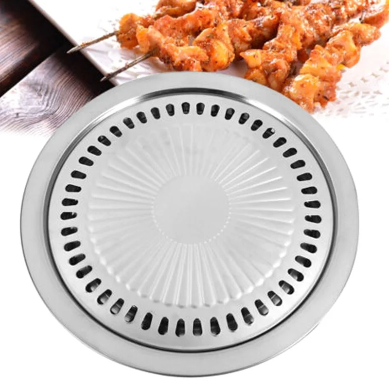 Barbecue Tool Smokeless Barbecue Grill Gas Household Non-stick Gas Stove Plate Indoor BBQ