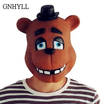 

Eyes Heavy With Sleep Bear Halloween Mask Cute Animal Headwear Halloween Party Decorations Halloween Costume Ball Party Masks