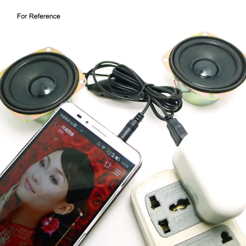 3.5mm USB Volume Control Audio Cable Amplifier Module Can Drive 2CH 3W-15W PC Speaker Audio Loudspeaker USB Cable Box DIY