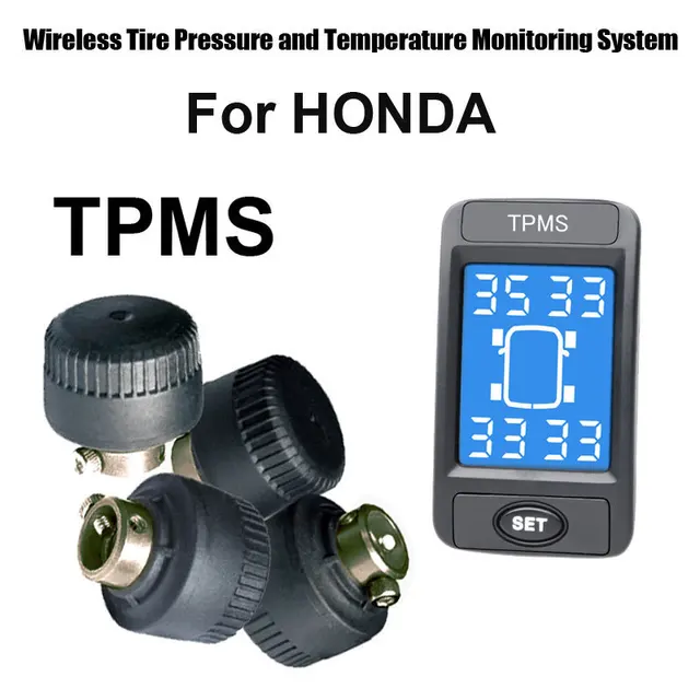 Wireless Tire Pressure Monitoring System Car TPMS for Honda with 4pcs