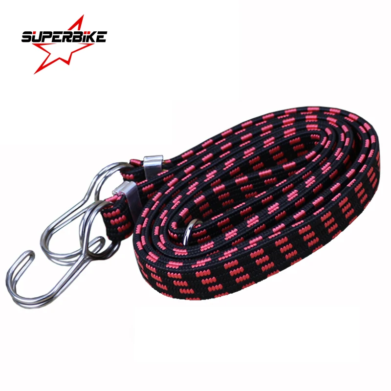 Motorcycle Strap Luggage Bundling Belt Lashing Motocross Gear 2.5m 2.2cm 100kgs Elastic Strap