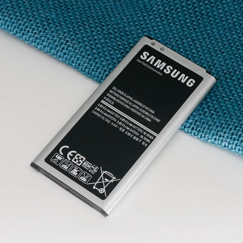 Оригинальный Samsung S5 Аккумулятор для Galaxy G900 G900S G900I G900F G900H 2800 мАч EB BG900BBE с NFC Сменный