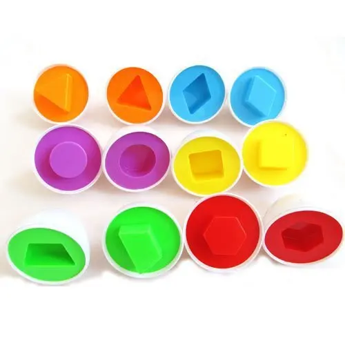 6 яиц/набор смешанные формы мудрые ролевые Пазлы умные яйца Детские Обучающие кухонные игрушки для детей Детский инвентарь