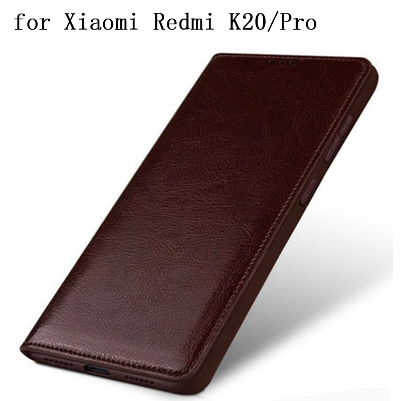Чехол для Xiaomi Redmi K20 pro из натуральной кожи | Мобильные телефоны и аксессуары