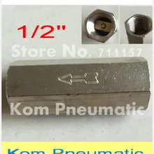 2 шт. в партии, CV seriess 1/" bsp 1/2 дюйма Нитки женский один способ компрессор воды, воздуха проверьте клапан односторонней полный Порты