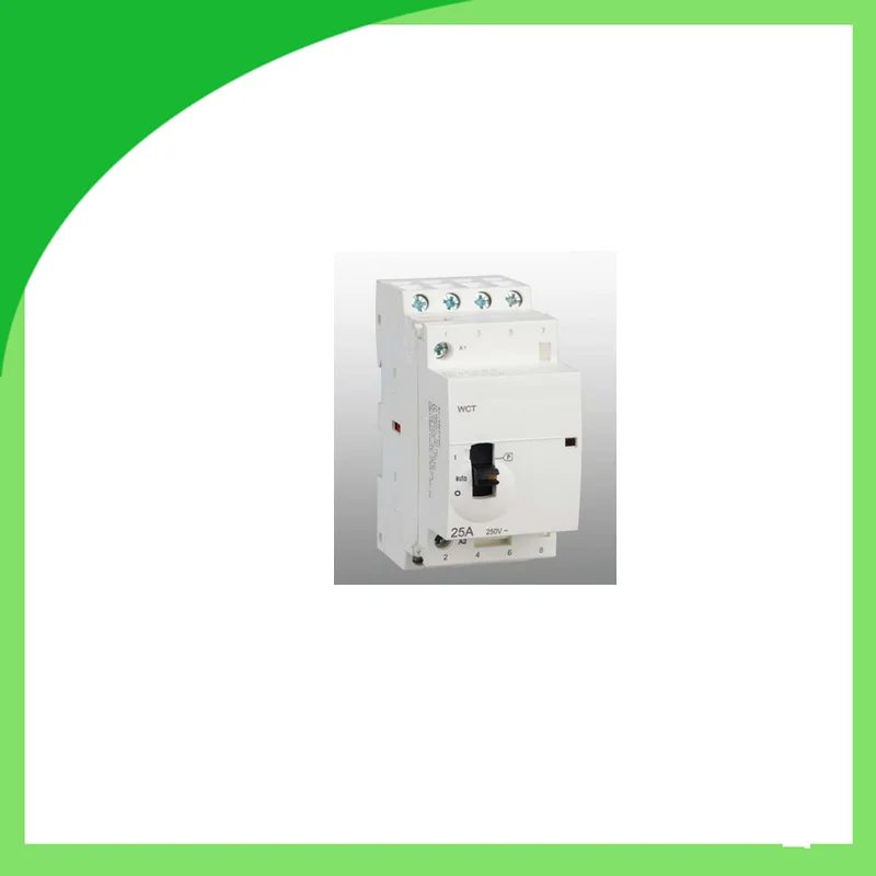 

4P4NO 230v 25A modular Contactor Relay with electricalmachinical type