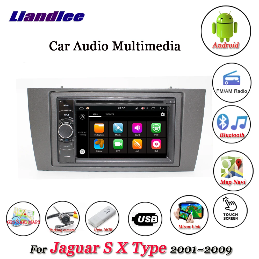 Liandlee автомобильная система Android 8,0 для Jaguar S X type 2001~ 2009 Радио Видео DVD рамка gps Navi Карта Навигация HD экран мультимедиа