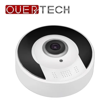 

OUERTECH Full view WIFI 360 Degree Two way audio Panoramic 1.3MP Day/Night Wireless Smart IP Camera support 128g app YOOSEE