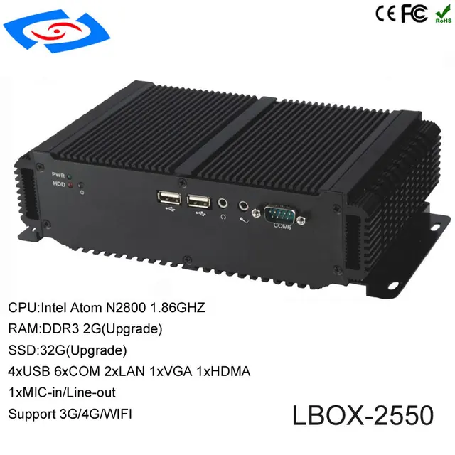 Special Offers Newest Onboard Intel Atom D2550 CPU Industrial PC With XP/Win7/Win8/Win10/Linux Operating System Support WiFi/3G/4G/LTE Mini PC Special Offers Newest Onboard Intel Atom D2550 CPU Industrial PC With XP/Win7/Win8/Win10/Linux Operating System Support WiFi/3G/4G/LTE Mini PC