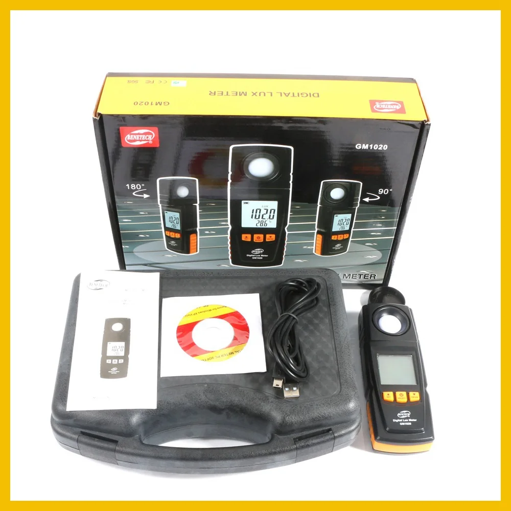 GM1020 Digital Lux Light Meter USB LCD backlight Display