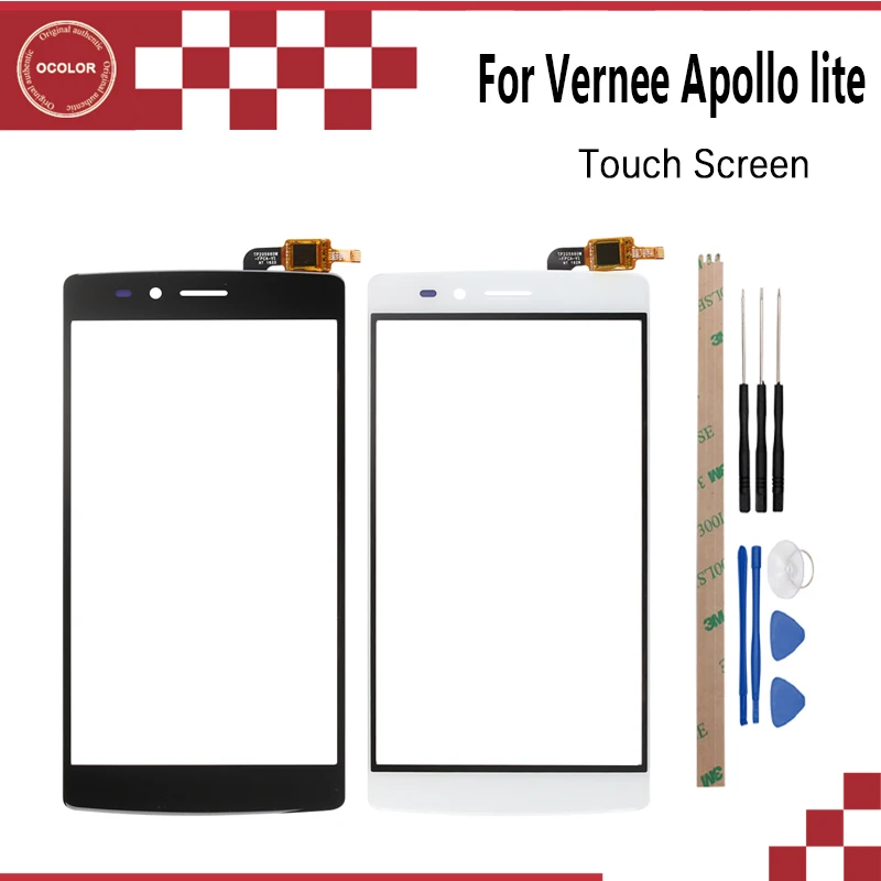 Ocolor для vernee Apollo Lite сенсорный экран Сенсорная панель дигитайзер Датчик Замена