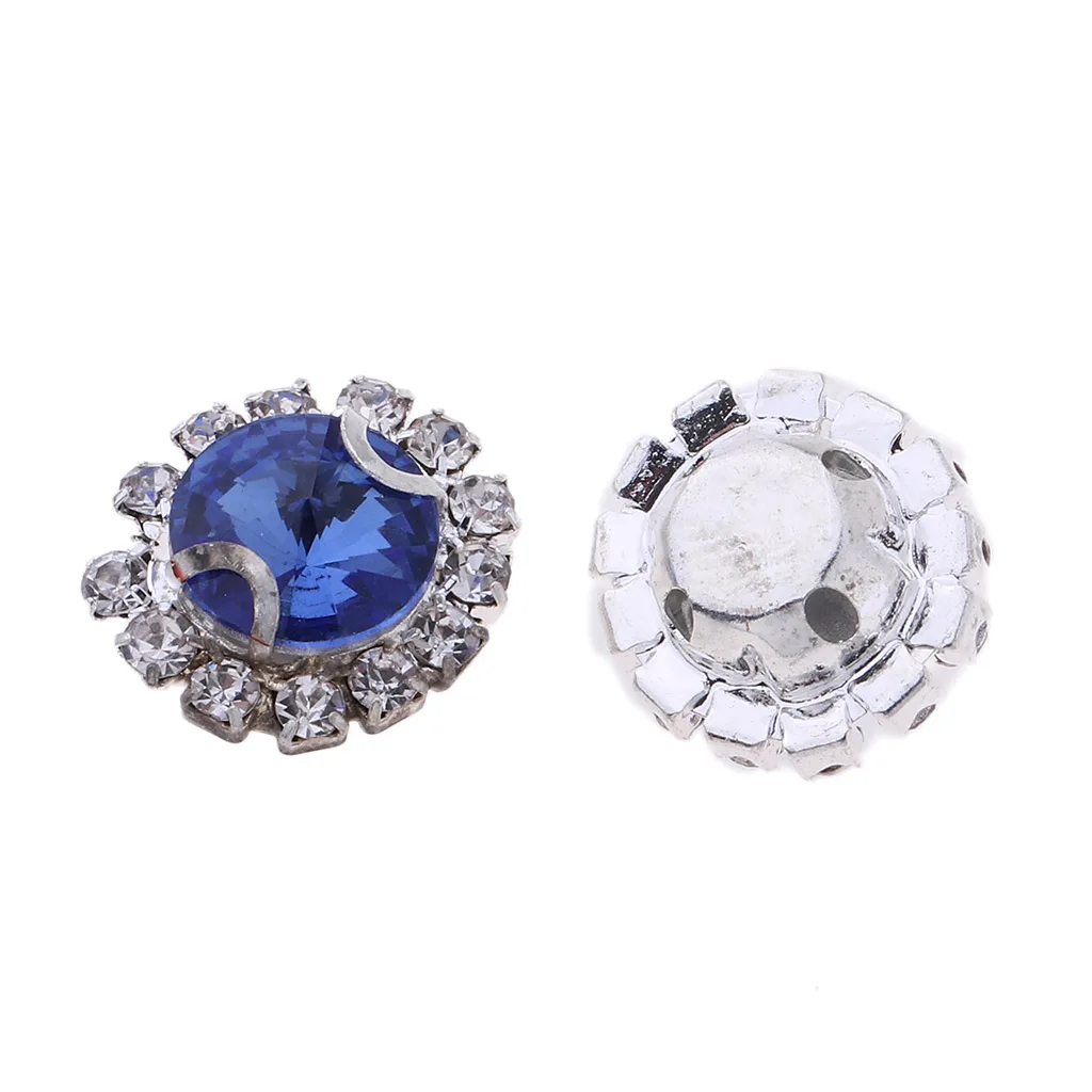 20Pcs Glass Rhinestone Sewing On Clothes Wedding Dress DIY Fashion Rhinestone Decoration Sticker Sewing Accessories