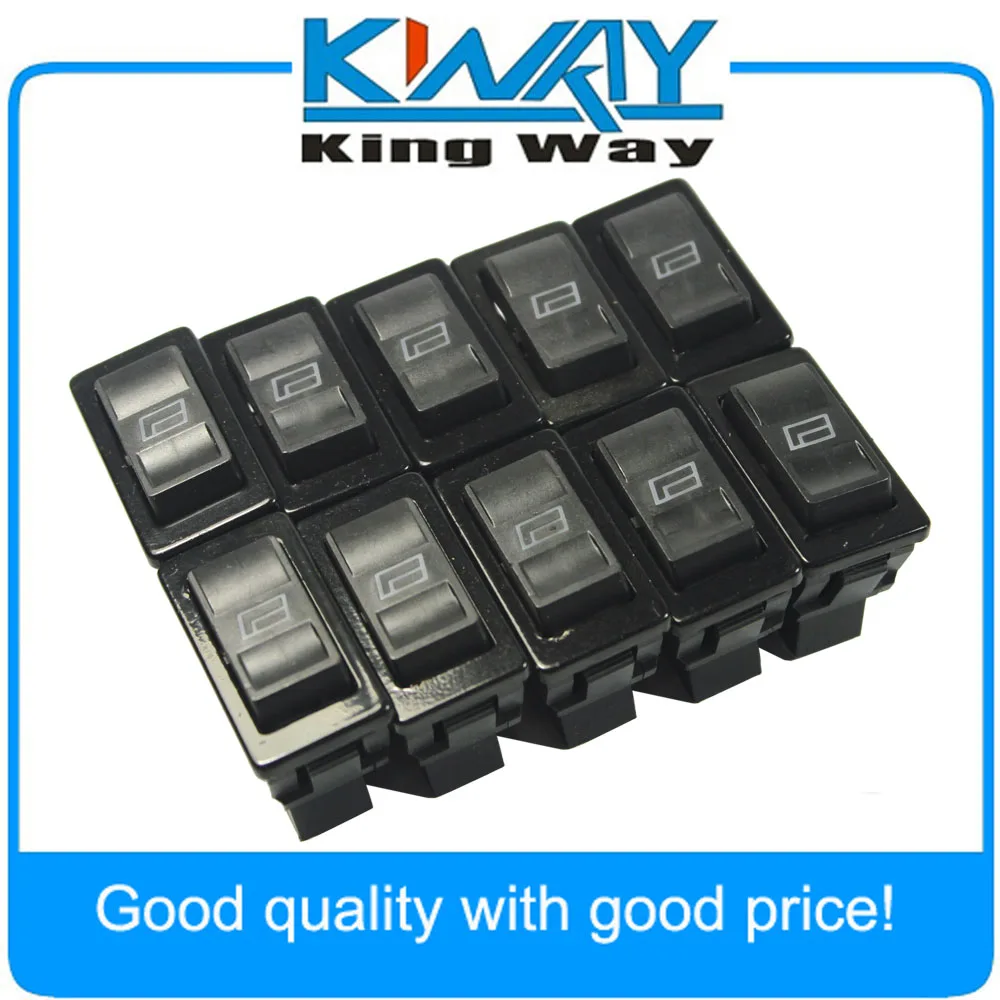 

Universal 5-pin Auto Car Power Window Switch 12V 20A ON/OFF SPST Rocker 10 Pcs