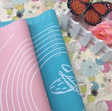 Kuchen Matte 1 stück Super Große 60*40 cm Nicht-stick Kneten Teig lace Rolling Silikon Backmatte Schneiden Fondant Blätterteig Gebäck