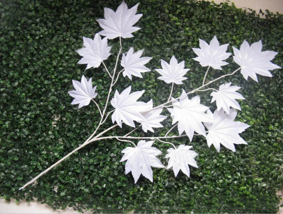 12pcs Lot 60cm Length White Maple Leaf Tree Leaf Leaves Artificial Silk Branch For Wedding Party Home Office Venue Decoration Artificial Dried Flowers Aliexpress 12pcs Lot 60cm Length White Maple Leaf Tree Leaf Leaves Artificial Silk Branch For Wedding Party Home Office Venue Decoration Artificial Dried Flowers Aliexpress