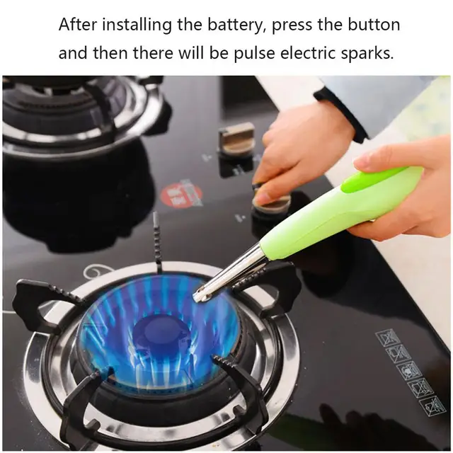 Professional Kitchen Elongated Cooker Gas Electron Lighter Gas Stove Ignition Point Home Daily