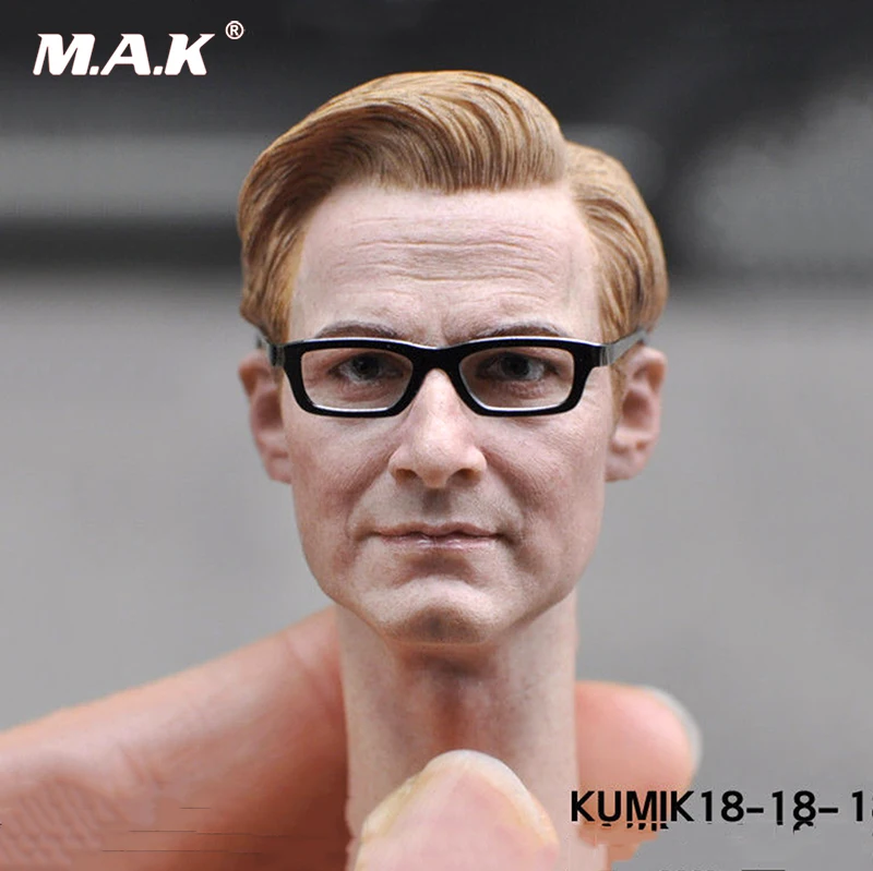 

1/6 Scale KM18-1 Man Head Model Colin Firth Head Sculpt 1/6 Scale Harry Hart Head