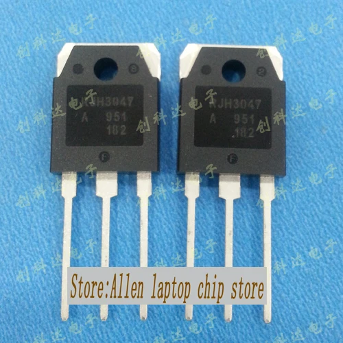 

Free shipping 5pcs/lot RJH3047 TO-3P MOSFET(Metal Oxide Semiconductor Field Effect Transistor)