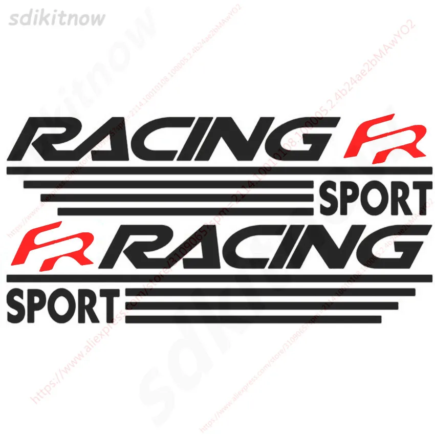 

2PCS Car Spain FR Racing Sports Sticker Rearview Mirror Decal Styling Accessories For Seat Leon Cupra Ibiza Altea Exeo