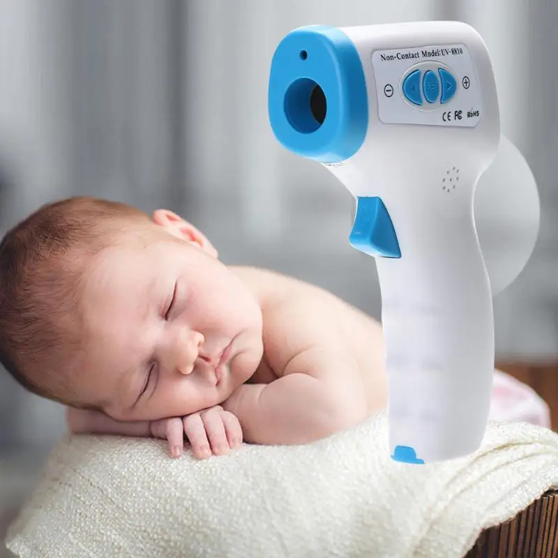 

Baby Kids LCD Digital Infrared Thermometer Non-contact Temperature Gauge Electronic Thermometer Infrared Fever Digital Baby Care