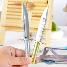 2 шт. новой забавной яркой формы кинжала и шариковая ручка для школы канцелярские и офисные принадлежности