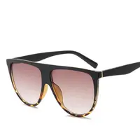 IMAKEFASHION классические очки с плоским верхом для мужчин и женщин винтажные оверизованные оттенки Поп Стиль очки JWW266