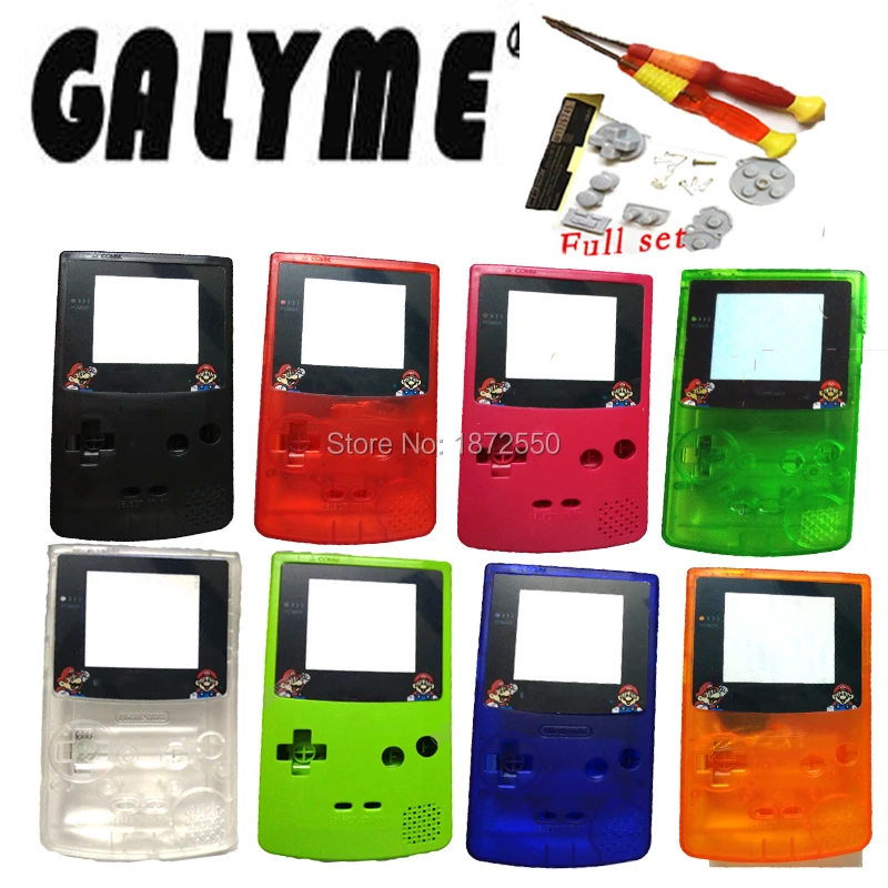 Galyme Многоцветный выбор корпуса КОРПУСА ДЛЯ N GameBoy цвет Pika chu Bros сменный Корпус
