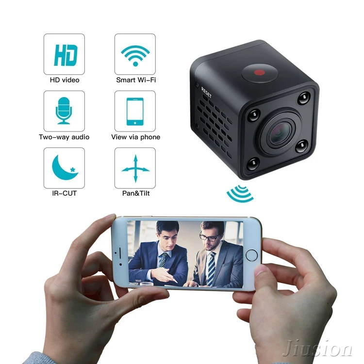 

FHD 1080P WiFi Mini Camera HDQ9 Wireless Camcorder IR Night Vision Motion Detection DV DVR Secret Video Audio Recorder Micro Cam