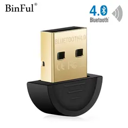 Mini USB Bluetooth адаптер в 4,0 Двойной режим Adaptador Bluetooth Dongle Беспроводной приемник Bluetooth адаптер для компьютера Win7/8/10