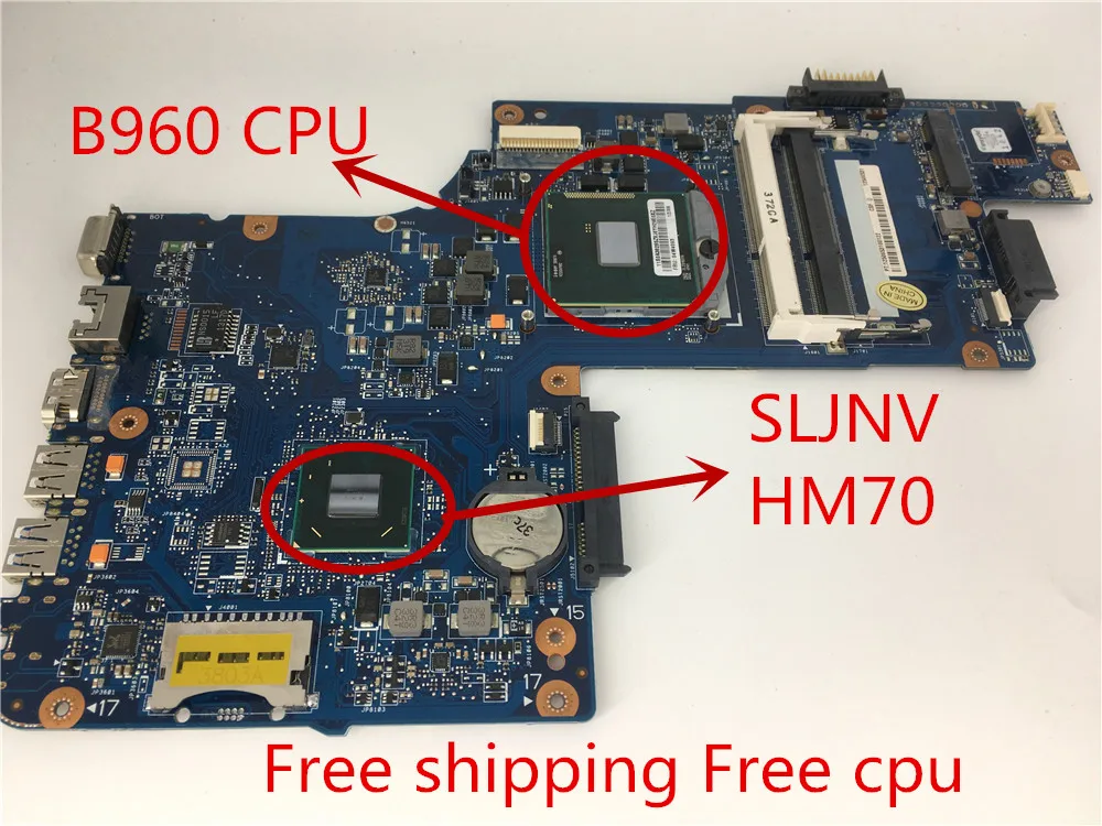 Материнская плата H000052730 для Toshiba Satellite C850 C855 L850 L855 Φ HM70|Материнские платы| |