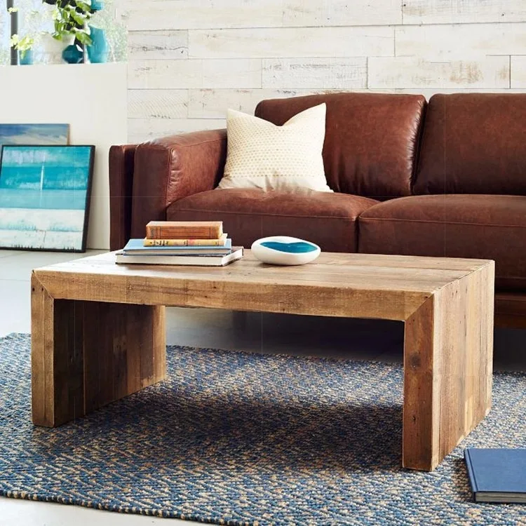 American imports of New Zealand pine rustic coffee table coffee table
