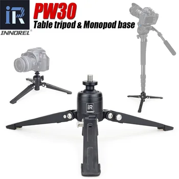 

PW30 mini Alumninum table tripod 3 Legs Base for video Unipod Monopod Camera stand for Canon Nikon Sony DSLR Camera & smartphone