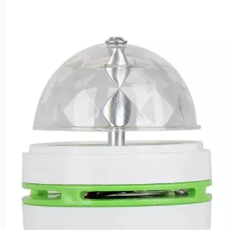 CLAITE сцены E27 B22 RGB Авто вращающийся Светодиодная лампа USB этап огни винт-светильник в розетку штык-типа шарик оформлены Семья